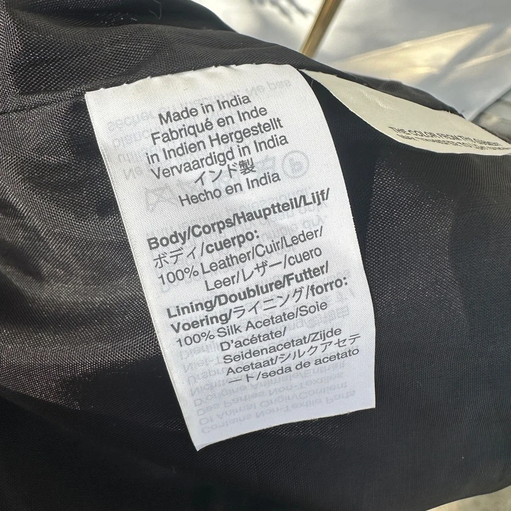 Madewell Black Washed Genuine Leather Jacket - Picture 10 of 16